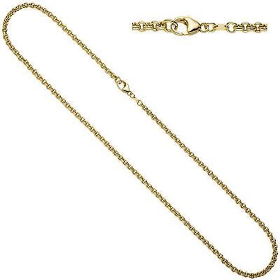 Erbskette 585 Gelbgold 3,4 mm 80 cm Gold Kette Halskette Goldkette ca. 12,7 g