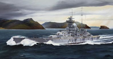 Trumpeter 1:700 5766 German cruiser Prinz Eugen 1942