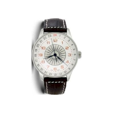 Zeno-Watch - Armbanduhr - Herren - Chrono - X-Large Retro world timer - P554WT-f2