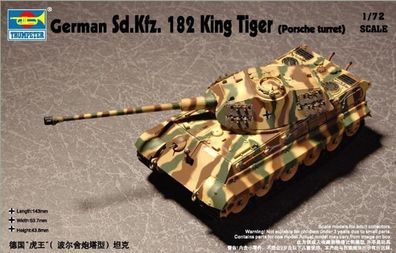 Trumpeter 1:72 7202 German Sd. Kfz. 182 King Tiger