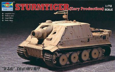 Trumpeter 1:72 7274 Sturmtiger Assault Mortar Early Typ