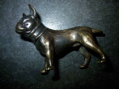 Künstler-Bronze-Hunde-Figur-Dogge-Bully