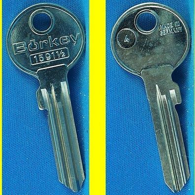 Schlüsselrohling Börkey 1591 1/2 Profil 4 für verschiedene Abus Profilzylinder