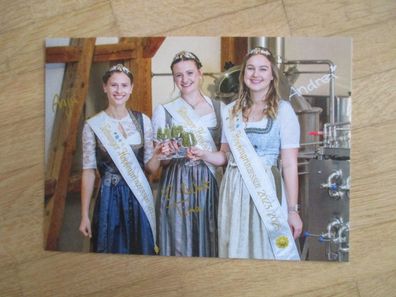 Tettnanger Hopfenhoheiten 2023/2025 Hopfenkönigin Tina & Prinzessinnen - Autogramme!!