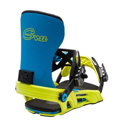 BENT METAL Snowboard Bindung Axtion blue/ green - Größe: M