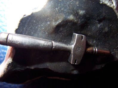 Uhren-Schlüssel Wergzeug Silber 900 Vierkant 1,38 mm