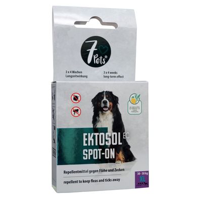 7Pets Ektosol EC Spot-On für Hunde, XL - 3x 4,5 ml