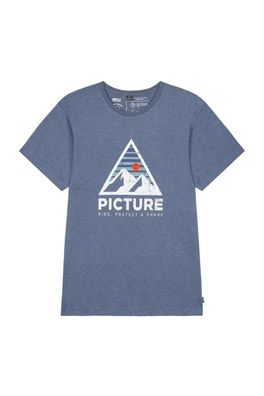 Picture T-Shirt Authentic Tee dark blue melange