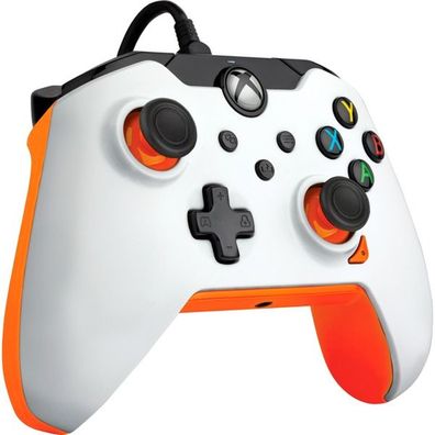 Wired Controller - Atomic White (weiß/ orange, für Xbox Series X|S, Xbox One, PC) ...