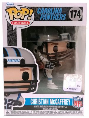 Funko Pop! Football POP65689 NFL Christian McCaffrey Carolina Panthers Sportler