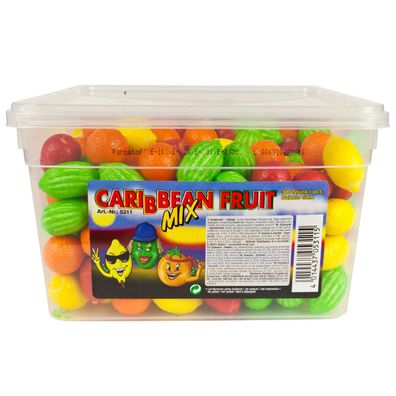 Carribean Fruit Mix Bubble Gum fruchtige Kaugummi Mischung 1600g