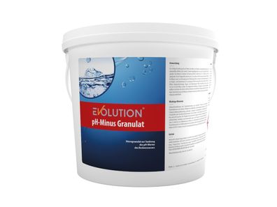Evolution pH-Minus Granulat 5 kg Senkung pH-Wert Wasserpflege Pool Schwimmbad