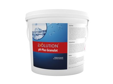 Evolution pH-Plus Granulat 5 kg Erhöhung pH-Wert Wasserpflege Pool Schwimmbad