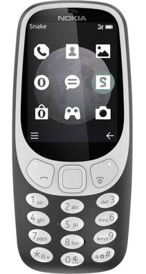 Nokia 3310 3G (2017) Single-SIM Blue - Akzeptabler Zustand ohne Vertrag
