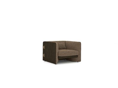 Modern Design Polstermöbel Sessel Luxus Wohnzimmer Polster Textil Einrichtung