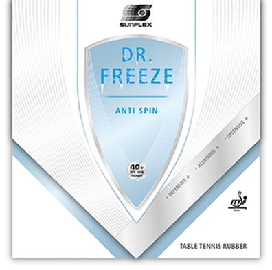 Sunflex DR. Freeze Tischtennis-Belag, 1,25mm Schwamm schwarz| Tischtennisschläger ...