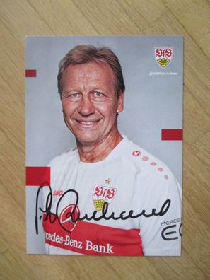 Weltmeister 1990 DFB Nationalspieler VfB Stuttgart Guido Buchwald hands. Autogramm!