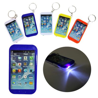 5 Stück Handy LED Schlüsselanhänger mit Mini-Taschenlampe