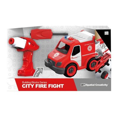 Feuerwehr Kinderspielzeug zum Selberzusammenbauen