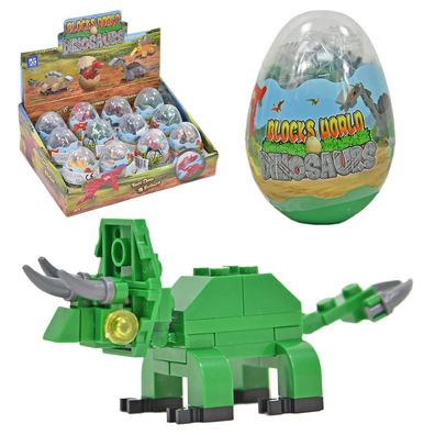 12 Stück Bastelset Dinosaurier im Ei für Kinder - ca. 10 cm