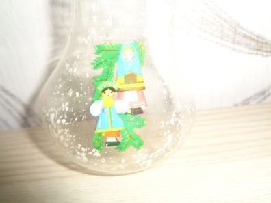 Weihnachtsbaumschmuck, Christbaumschmuck, Glocke aus Glas Motiv Märchen