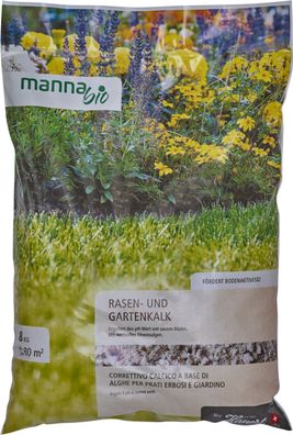 MANNA® BIO Rasen- & Gartenkalk, 8 kg