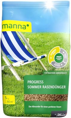 MANNA® Progress Sommer Rasendünger, 5 kg