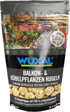 MANNA® WUXAL® Balkon- & Kübelpflanzenkugeln, 25 Stück