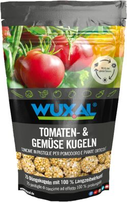 MANNA® WUXAL® Tomaten- & Gemüsedünger Kugeln, 25 Stück