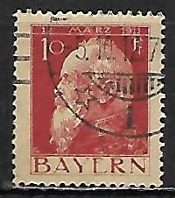 Altdeutschland Bayern gestempelt Michel-Nummer 78II