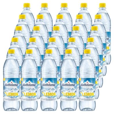 Adelholzener + Lemon Mineralwasser 25 Flaschen je 0,5l