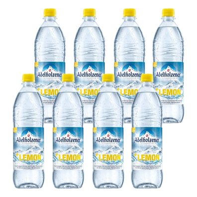 Adelholzener + Lemon Mineralwasser 8 Flaschen je 0,5l