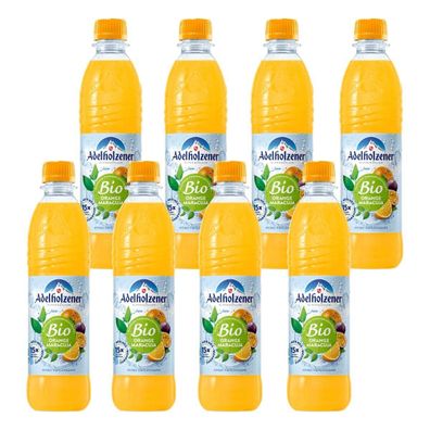 Adelholzener Bio Orange Maracuja 8 Flaschen je 0,5l