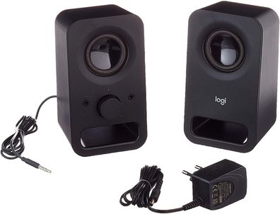 Logitech Z150 PC-Lautsprecher, Stereo Sound, 2 Lautsprecher, 6 Wat