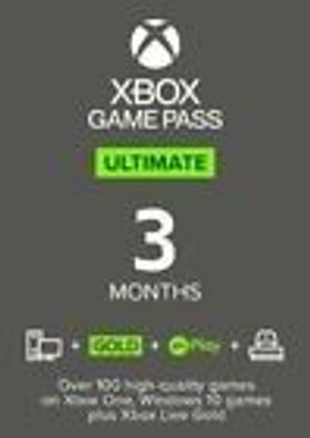 Xbox Game Pass Ultimate - EU XBOX One / Series X|S / Windows 10 CD Key 3 Monate