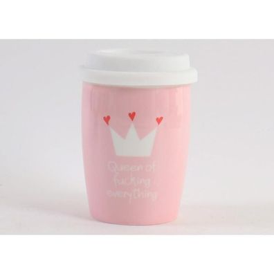 Coffee to go Becher, Queen of fucking everything, 250ml 1 St