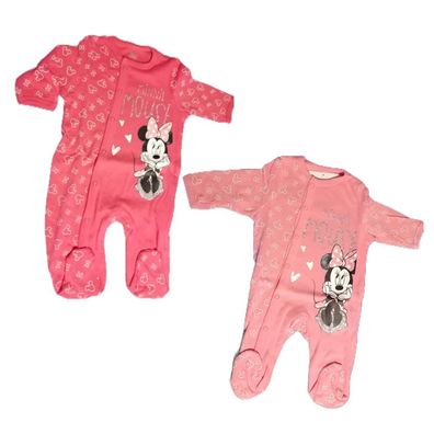 Minnie Maus Baby- & Kleinkind-Strampler mit Glitzer Schriftzug | Rosa & Pink | ...