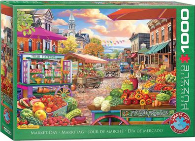 EuroGraphics 6000-5860 Markttag 1000 Teile Puzzle