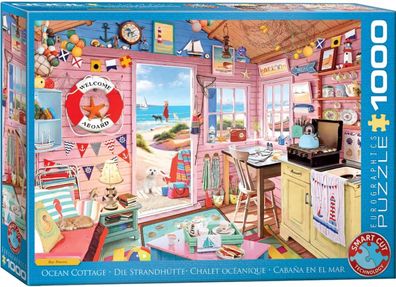 EuroGraphics 6000-5908 Die Strandhütte Ray Powers 1000 Teile Puzzle