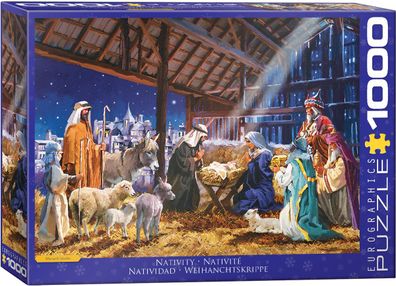 EuroGraphics 6000-5830 Weihnachtskrippe 1000 Teile Puzzle