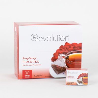 150,00 EUR/ kg - Revolution Tee - Raspberry Black Tea - mit Himbeeraroma
