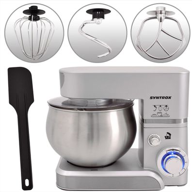 Küchenmaschine & Knetmaschine Basic 5 Liter - Farbwahl: silber - A-Ware/ B-Ware: ...