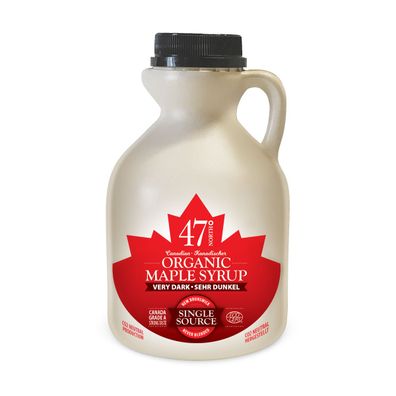 47 North Bio Kanadischer Ahornsirup Organic Maple Dark strong 500g