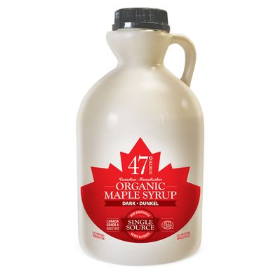 47 North Bio Kanadischer Ahornsirup Organic Maple Syrup Dark 1000g