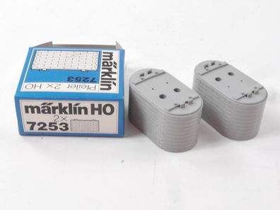 Märklin H0 7253 2x Pfeiler Brückenpfeiler 30 mm / Kunststoff