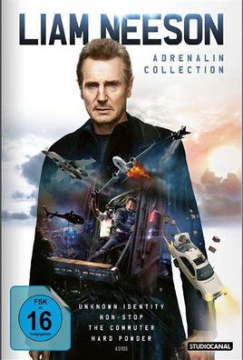 Liam Neeson Adrenalin Collection (DVD) 4-Disc - Studiocanal - (DVD Video / Sammlung