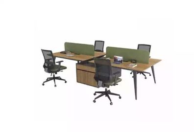 Bürotisch Arbeitstisch Bürogruppe für 4 Personen Schreibtische Schreibmöbel