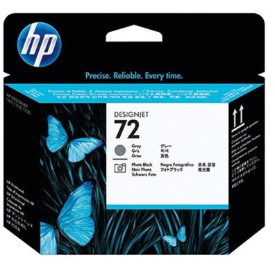 HP HP Printhead No 72 HP72 HP 72 Gray and Photo Black Schwarz (C9380A)