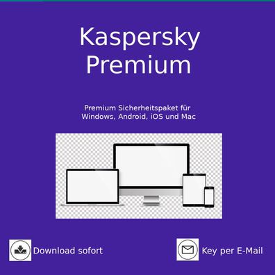 Kaspersky Premium (2024) 3 Geräte, 1 Jahr, Download