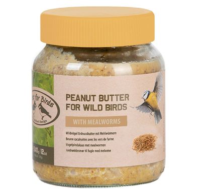 Erdnussbutter mit Mehlwürmern für Wild Vögel Vogel Haus Futter